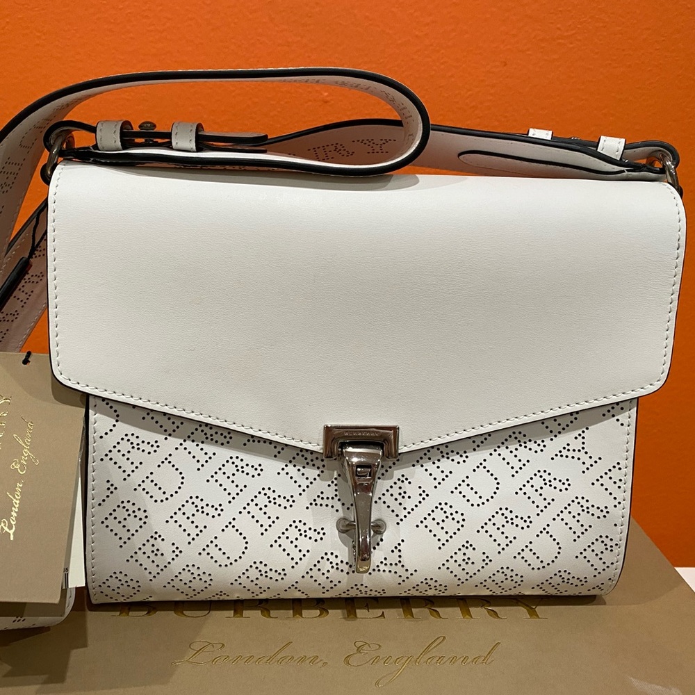 Burberry Macken Porforated Crossbody bag